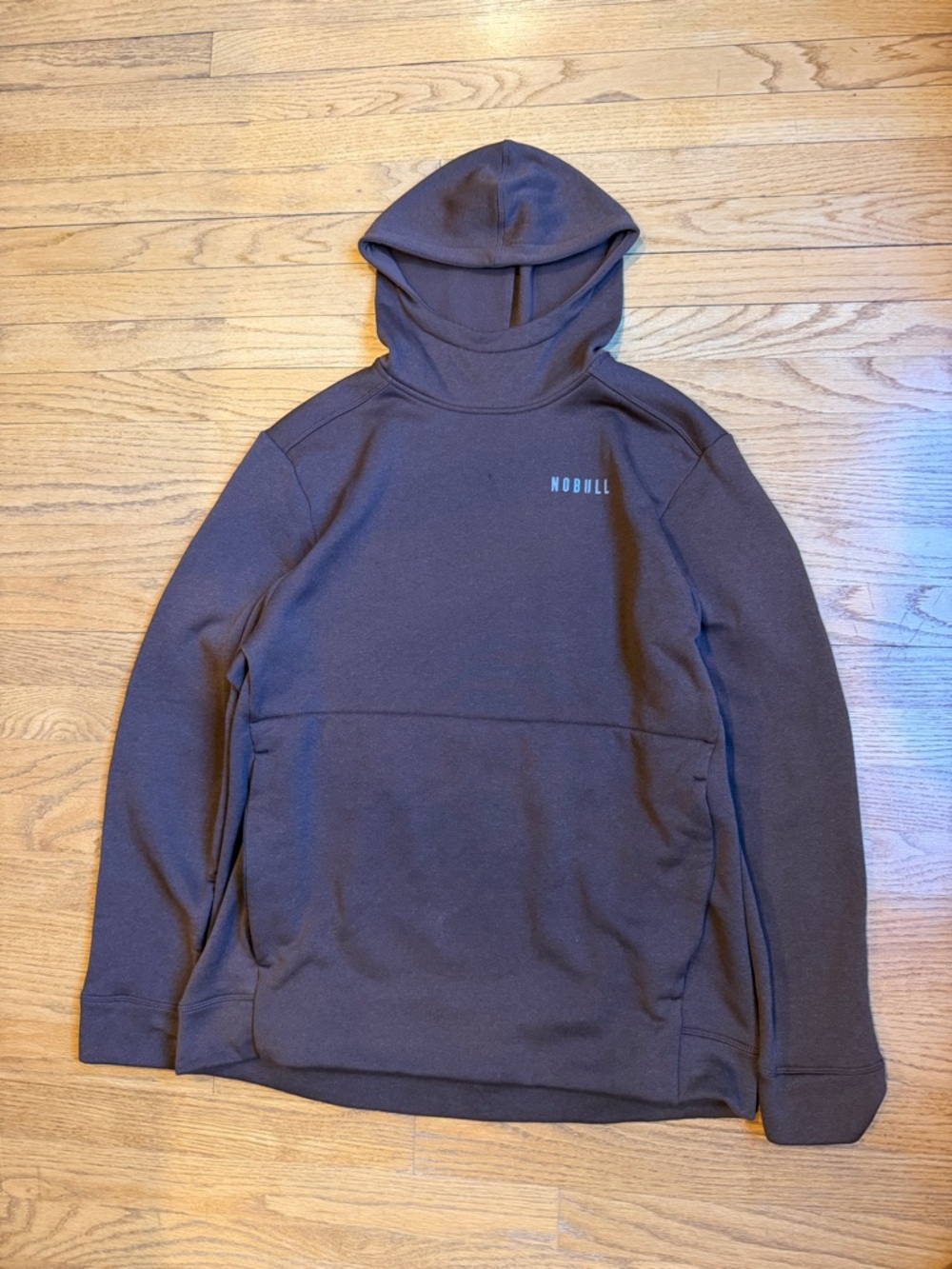 NOBULL Men's Brown Pullover Hoodie